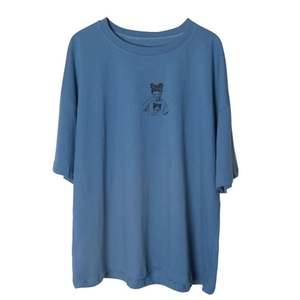 RM14014#文艺大码宽松上衣2023夏季新款胖mm加肥加大码女装短袖T恤