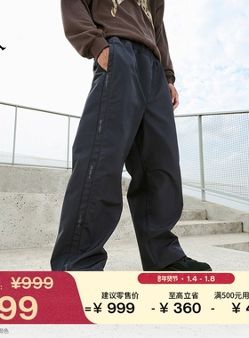 耐克乔丹男子防风防泼水运动裤冬季新款复古舒适JORDAN HV0084