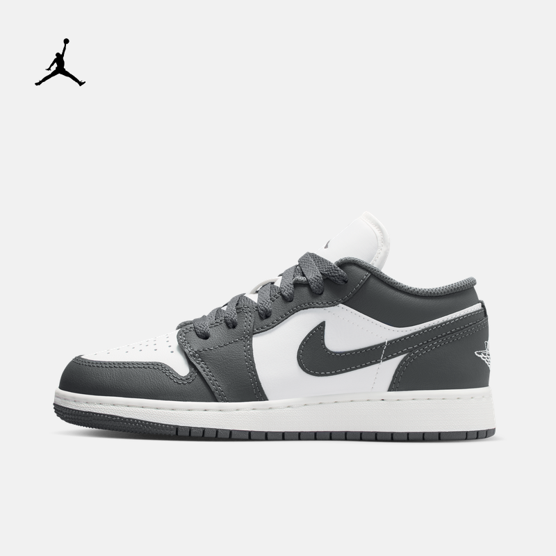 Jordan官方AJ1低帮大童运动鞋