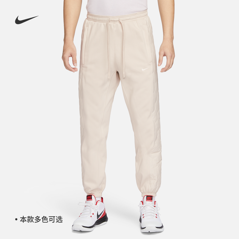 Nike耐克官方男速干加绒拼接篮球长裤卫裤耐克勾勾叠搭FN2671