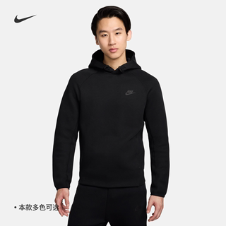 Nike耐克官方TECH FLEECE男子套头连帽衫卫衣针织休闲FB8017