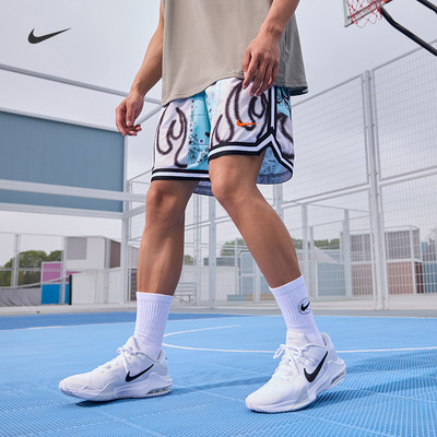 Nike耐克男子速干印花篮球短裤