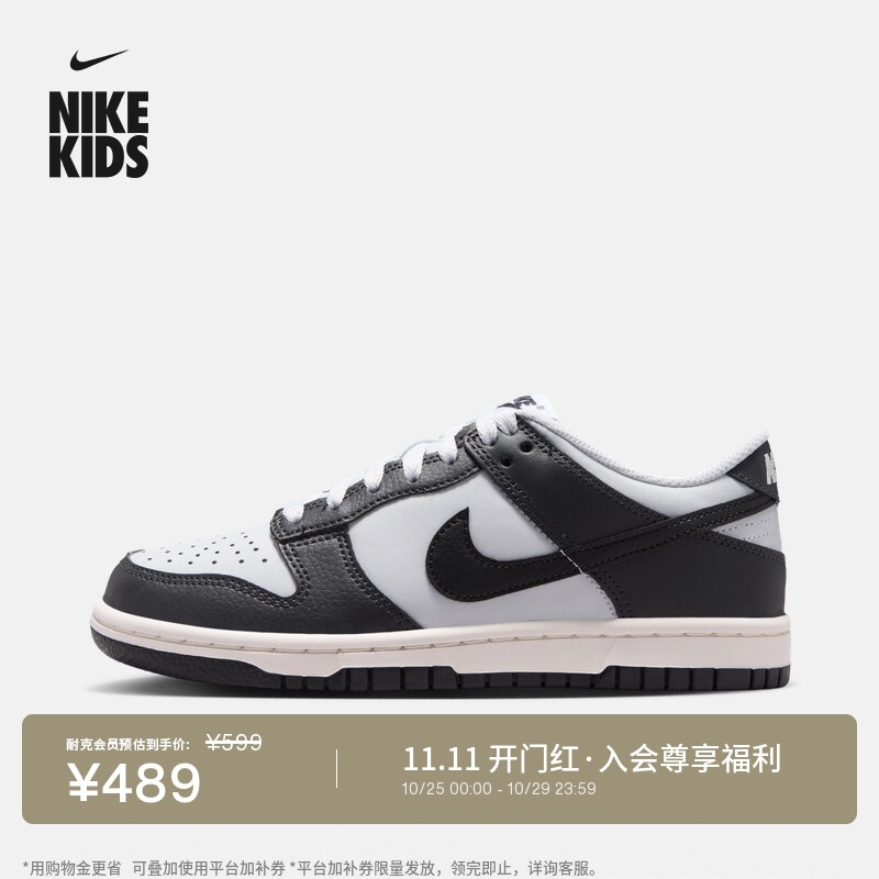 Nike耐克DUNK青少年运动鞋板鞋