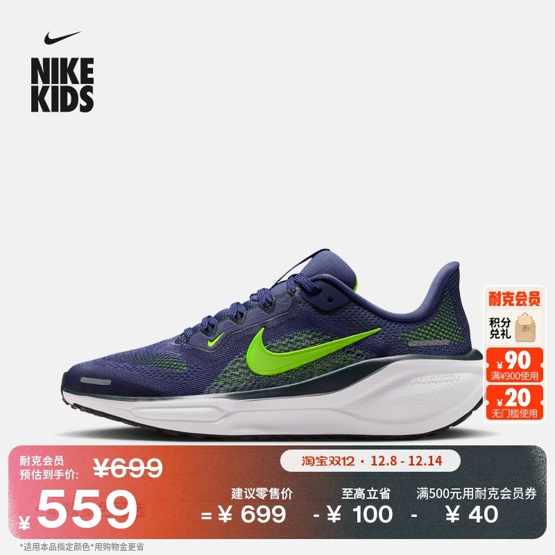 Nike耐克小飞马大童专业跑步鞋