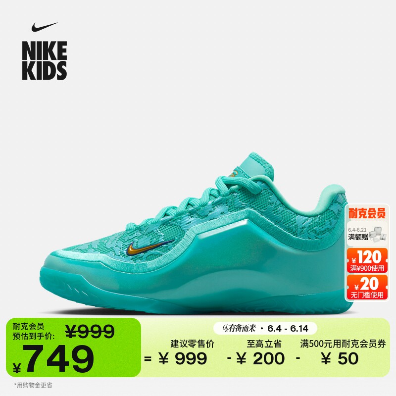 耐克詹姆斯23大童实战篮球鞋男女童抗扭NIKE LEBRON 23 IV4795