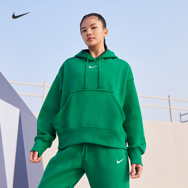 Nike耐克官方PHOENIX女子OVERSIZE风套头连帽衫卫衣DQ5859