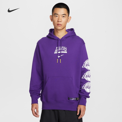 Nike耐克湖人队NBA男套头连帽衫