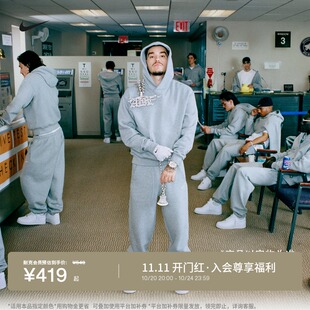 耐克男子加绒针织套头连帽衫冬新款卫衣NIKE SOLO FLEECE IX1927