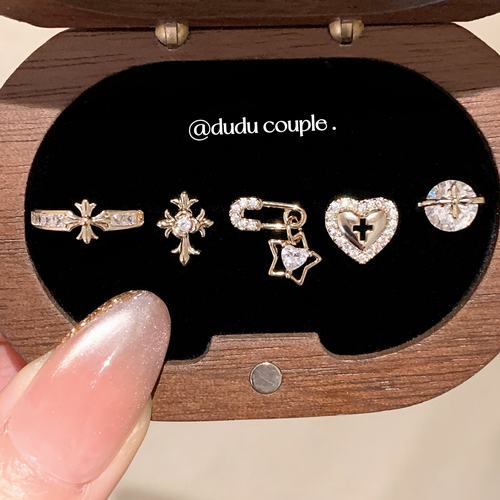 咖啡金钛钢耳钉免摘耳蜗钉耳骨钉