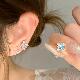嘟嘟夫妇绝美爆闪四芒星耳骨钉睡觉免摘百搭医用钛钢耳钉养耳洞女