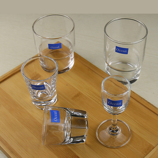 泰国海洋ocean玻璃杯 酒店烈酒杯一口透明无铅子弹家用创意烈酒杯