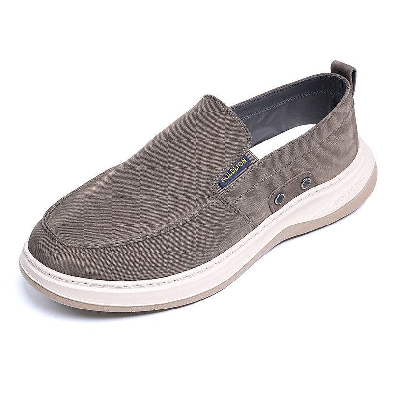 金利来男鞋2026春季新款专柜正品鞋超轻厚底套脚时尚休闲鞋男布鞋,流行男鞋,布鞋,淘宝优惠券,粉丝福利购,淘宝优惠卷