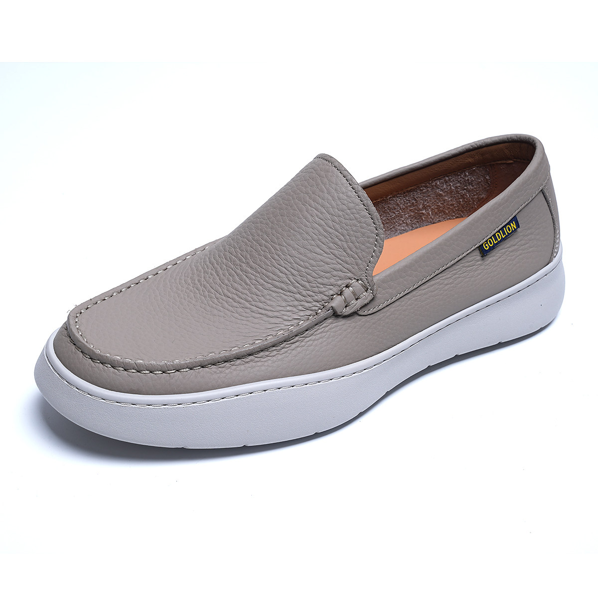 金利来男鞋2025春季新款专柜正品鞋套脚软面时尚休闲皮鞋男豆豆鞋,流行男鞋,时尚休闲鞋,淘宝优惠券,粉丝福利购,淘宝优惠卷