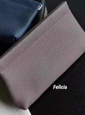 Felicia新款手机包头层牛皮零钱包口红收纳包