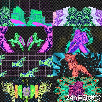 30个Resolume官网动漫动感节奏无缝循环vjloops视频素材AnimaMix