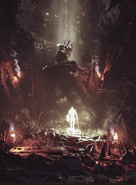 虚幻4 ue5 Ancient Cavern Set 3 洞穴岩石遗迹山洞场景神秘远古