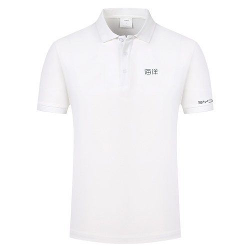 比亚迪海洋网工作服短袖POLO衫