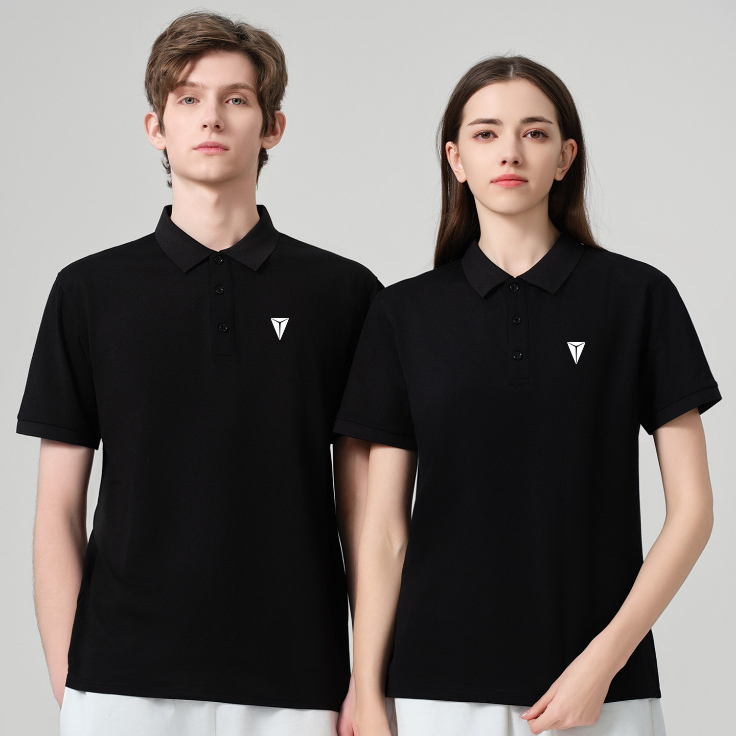 长安深蓝汽车工作服POLO衫短袖