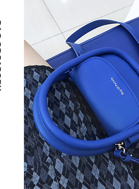 Bag of parody 高级感黄色手提包包女2025新款潮小众斜挎包软欧包