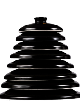 康舒陶瓷砂锅盖子黑色瓷煲盖药壶盖炖锅汤锅 锅盖白色 煲汤煲盖