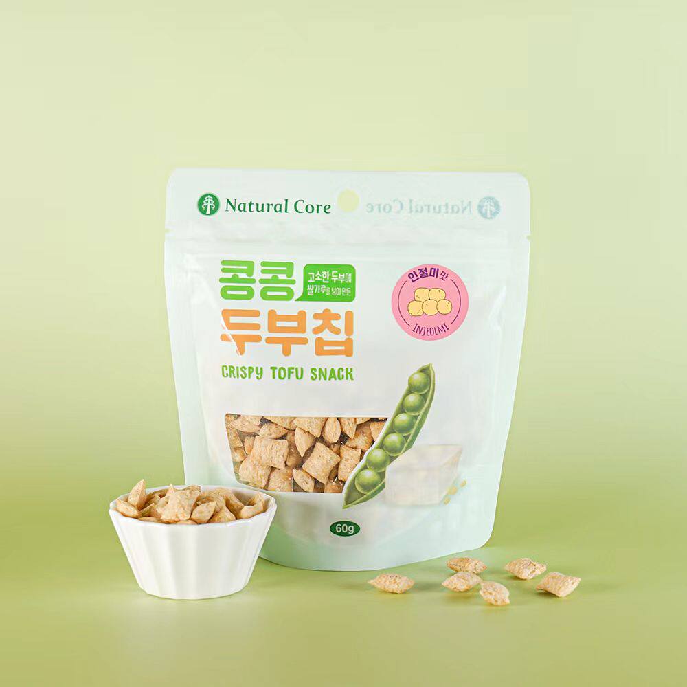 现货~韩国代购Naturalcore狗狗宠物零食大豆米糕南瓜乳酸菌脆片