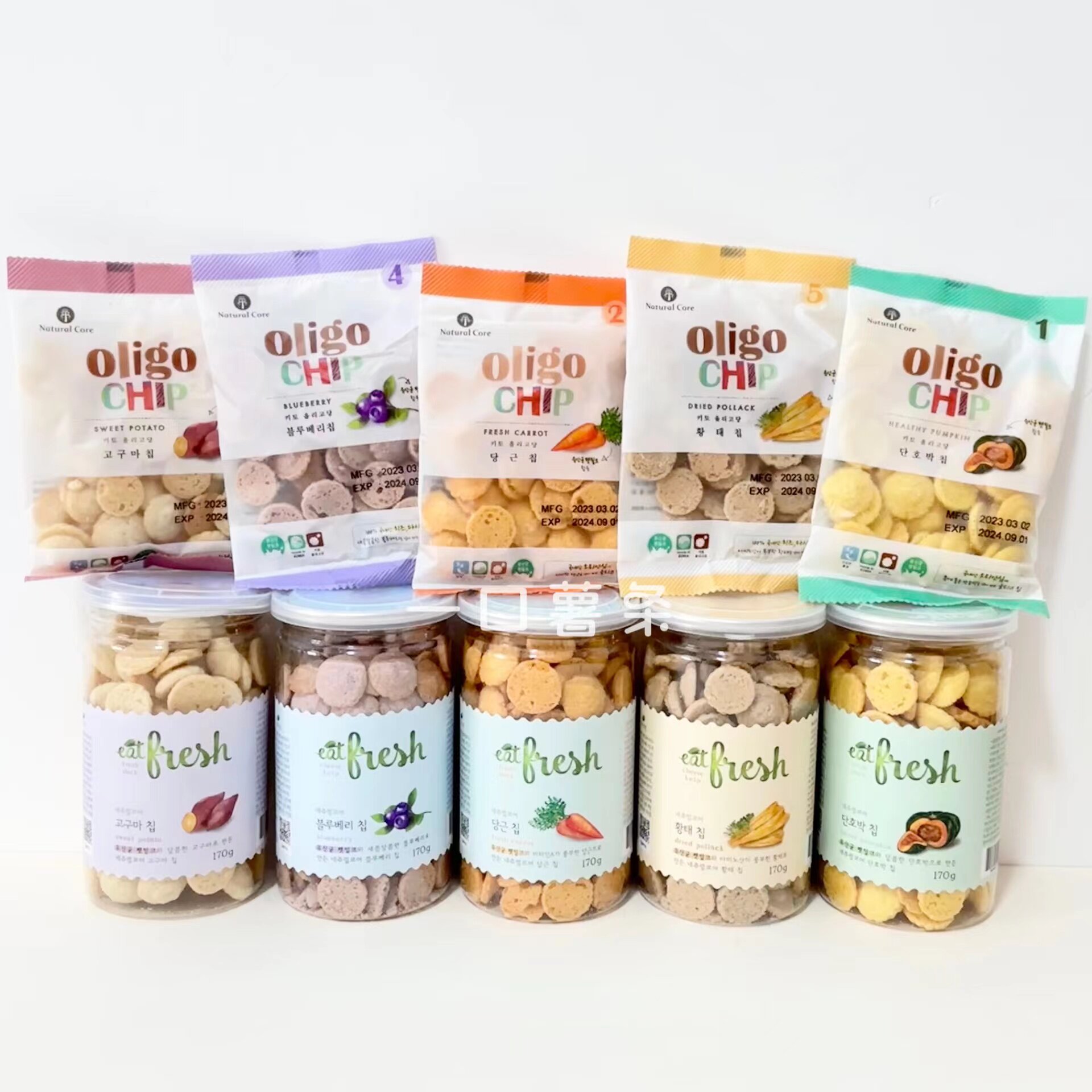 现货~Natural core韩国宠物狗狗蔬菜水果芝士饼干奖励互动零食