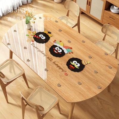 工厂直发食品级PVC餐桌垫茶几垫
