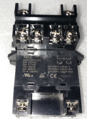 HF116F-3 宏发继电器 HF116F-3 220AF-2HTF