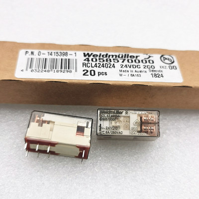RCL424024 魏德米勒电磁中间继电器 4058570000 24VDC 两组转换8A