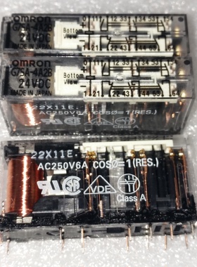 G7SA-4A2B 24VDC 宏发继电器 HFA6 24-4H2DTG 6A/250VAC 通用