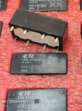 TPA-224D2H3 24V 全新泰科继电器 8脚/8A/可通用 ST1-L2-DC24V-F