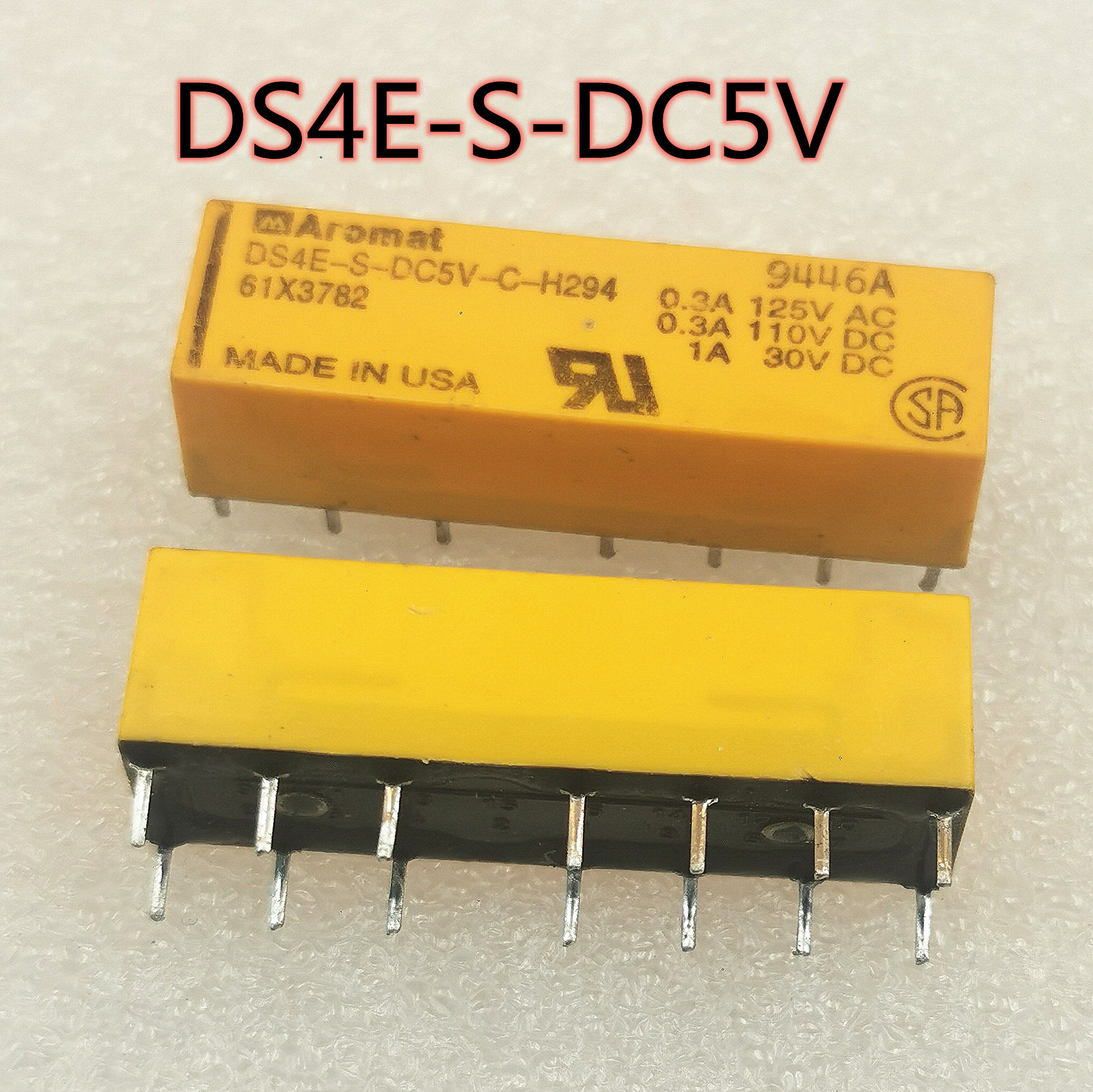DS4E-M-DC5V 进口正品 5V 松下继电器 DS4E-S 12V 24V 48V 现货