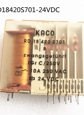 RD 18 420 S 701 进口正品KRCO继电器RO-0650 24VDC RD18420S701