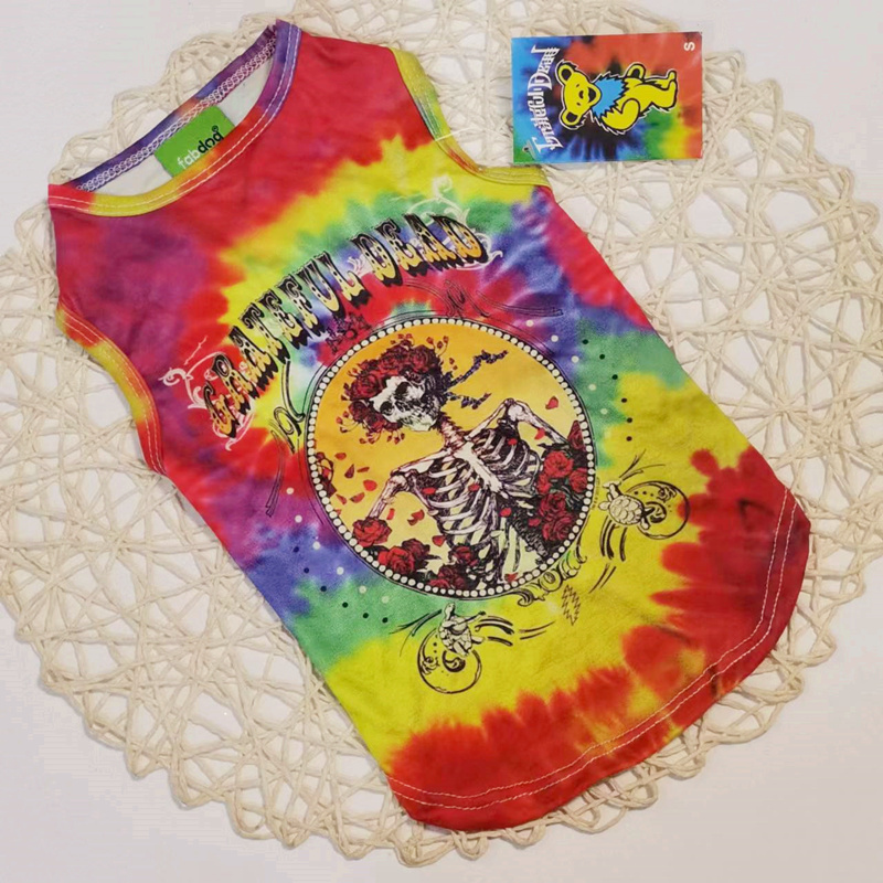 摇滚乐队宠物狗狗背心衣服夏装