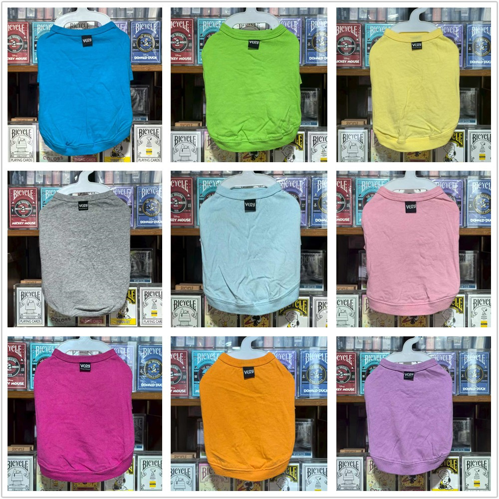 多尺码日单全棉宠物T恤狗狗衣服