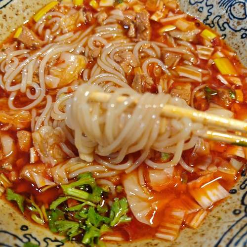 滨州牛筋面疯狂总店真空装5份