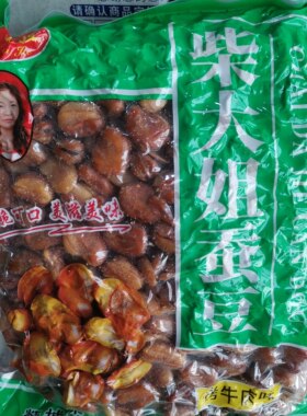 柴大姐蚕豆烤牛肉香辣兰花豆馋豆豆类制品坚果炒货4斤散装包邮