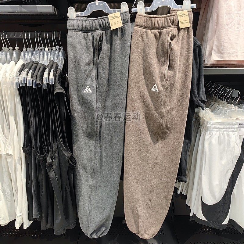 正品 耐克/NIKE ACG男子休闲摇粒绒保暖户外长裤 CV0659-004-060