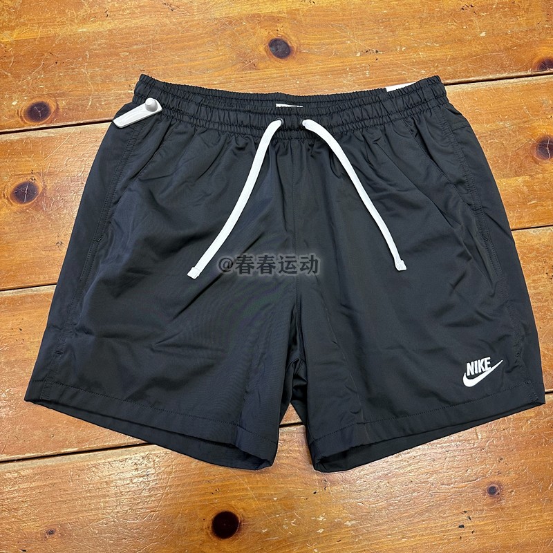 正品Nike耐克男子美式短裤休闲速干小logo带内网五分裤AR2383-010 运动服/休闲服装 运动中长裤／短裤 原图主图