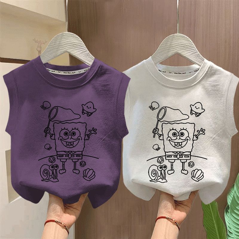 儿童童装男童背心女童夏季