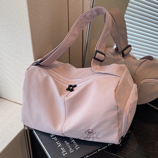 干湿分离游泳包轻便手提斜挎短途旅行收纳袋女运动便携瑜伽健身包