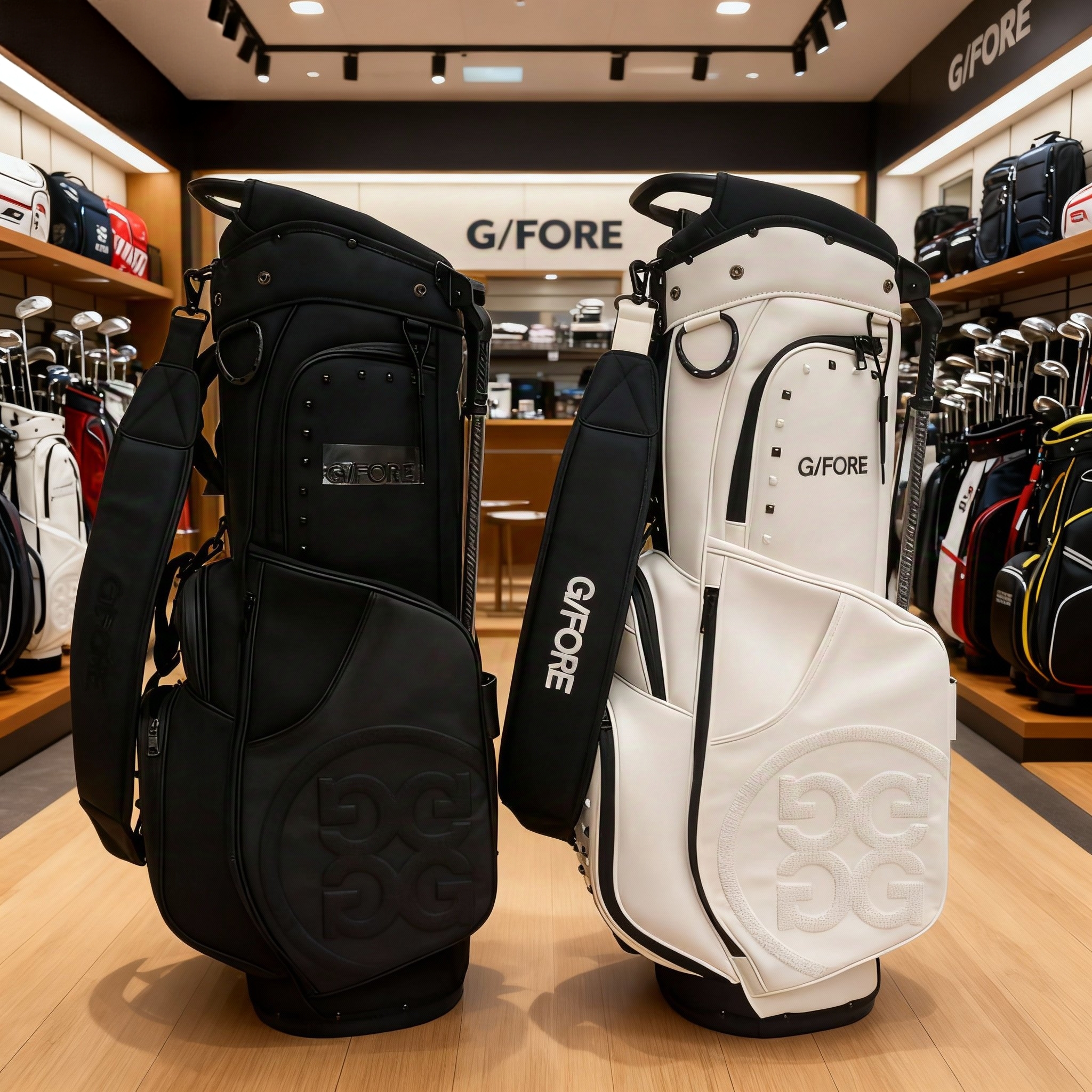 新款高尔夫球男女球包单肩轻便支架时尚球杆通用防水球袋