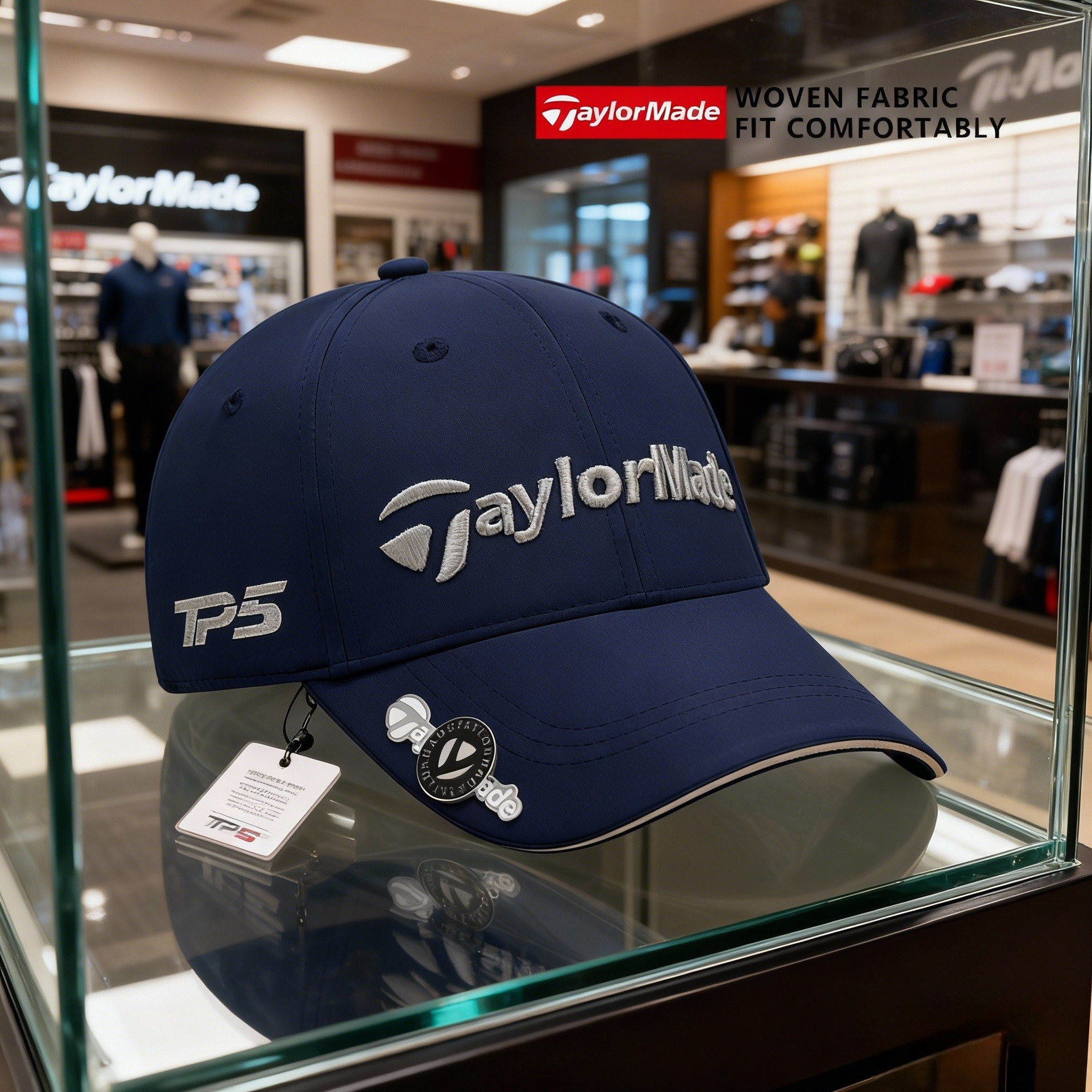 Taylormade新款高尔夫衣帽子男女通用时尚防晒遮阳帽可以调节