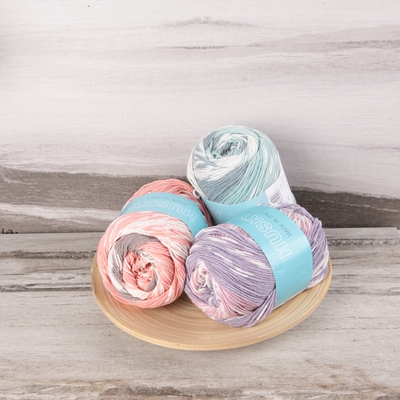 莲工房进口毛线霍思线提花直播