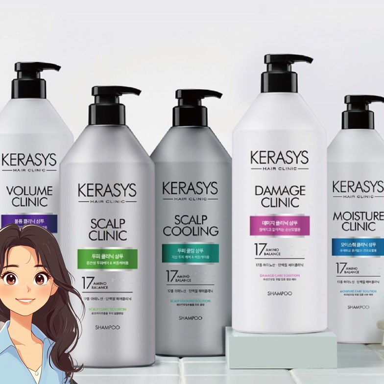 【韩国直邮】爱敬Kerasys科拉洗丝洗发水控油蓬松去屑香水香护发