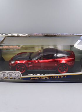 现货正版JADA 1/18 雪佛兰科尔维特2009ZR1 跑车合金仿真汽车模型