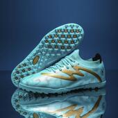 C罗梅西儿童足球鞋 小学生TF碎钉青少年长钉中大童皮足草地训练鞋