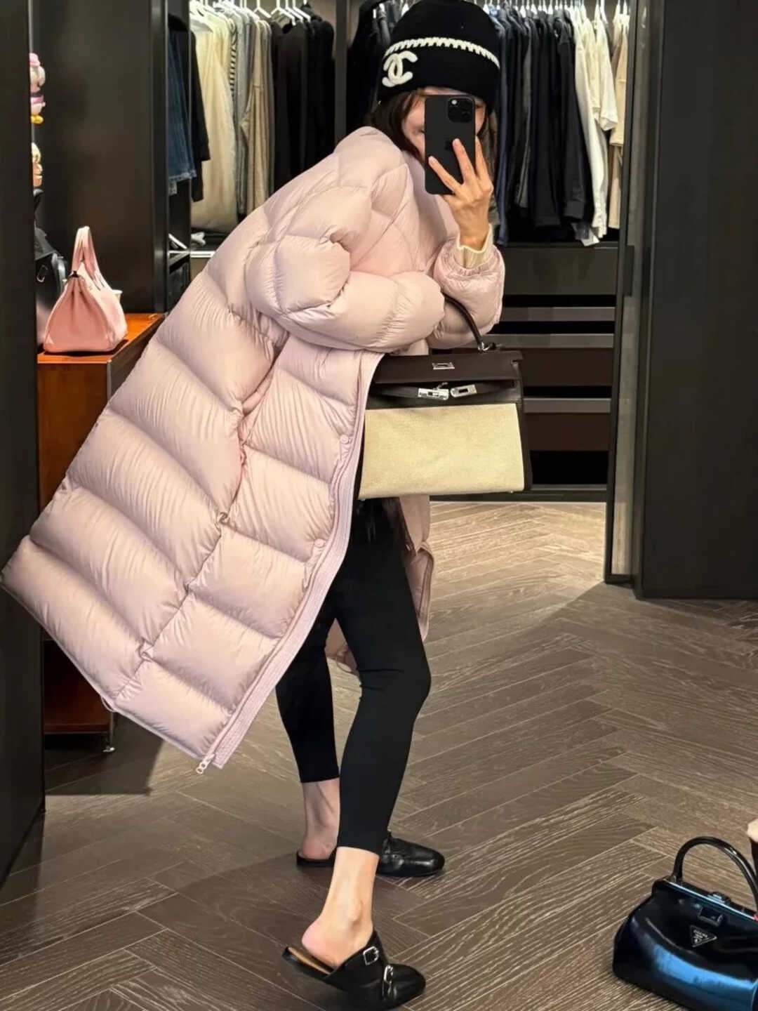 【1988】极简风立领加厚充绒保命大被子长款保暖羽绒服外套