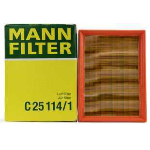 330i 曼牌空气滤芯C25114 325i 320i M3空气格清器 1适配宝马E46
