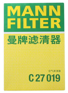 曼牌空气滤芯C27019适配昂克赛拉CX5 CX-4阿特兹空气格滤清器空滤